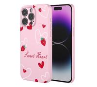 SEAHAI Case for OPPO A5X 5G/4G, Ultra Thin Silky Soft Touch Liquid Silicone Cover with Cute Flowers and Animal Patterns, Shockproof TPU Bumper Stylish Case - Pink S07