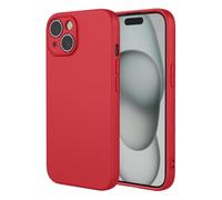 SEAHAI Case for OPPO A5X 5G/4G, Ultra Thin Silky-Soft Touch Soft Liquid Silicone Phone Cover with Shockproof Airbag Design, Premium TPU Bumper Fashion Case - Red