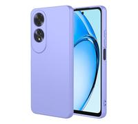 SEAHAI Case for OPPO A60 4G, Ultra Thin Silky-Soft Touch Liquid Silicone Phone Cover with Shockproof Airbag Design, Premium TPU Bumper Fashion Case - Purple