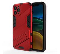 SEAHAI Case for OPPO Find X9 5G, Ultra-thin Protective Silicone TPU Shockproof Hybrid Hard PC Back Phone Cover, with Foldable Hidden Form Bracket - Red