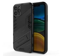 SEAHAI Case for OPPO Find X9 Pro 5G, Ultra-thin Protective Silicone TPU Shockproof Hybrid Hard PC Back Phone Cover, with Foldable Hidden Form Bracket - Black