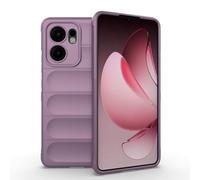 SEAHAI Case for OPPO Reno 13 FS (OPPO Reno 13F 5G/4G), Sturdy Shockproof Case Soft Silicone Airbag Design Rubber Cover Heavy Duty Protection Ultra Thin Cover - Light Purple
