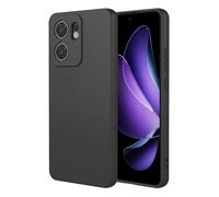 SEAHAI Case for OPPO Reno 13 FS (OPPO Reno 13F 5G/4G), Ultra Thin Silky-Soft Touch Soft Liquid Silicone Phone Cover with Shockproof Airbag Design, Premium TPU Bumper Fashion Case - Black