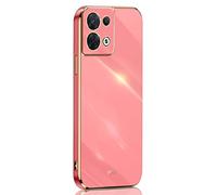 SEAHAI Case for OPPO Reno 8 Pro 5G (Reno8 Pro 5G), Ultra Thin Premium TPU Bumper Shockproof Soft Cover Electroplating Phnom Penh Design Silicone Skin Slim Case, Red