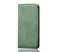 SEAHAI Case for Oukitel C1 / Oukitel C1 Pro Leather PU Wallet Folio Stand Case, Ultra-thin Shockproof Cover Kickstand with Credit Card Slots TPU Shell Magnetic Close - Green