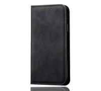 SEAHAI Case for Oukitel C1 / Oukitel C1 Pro Leather PU Wallet Folio Stand Case, Ultra-thin Shockproof Cover Kickstand with Credit Card Slots TPU Shell Magnetic Close - Black