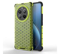 SEAHAI Case for Realme 12 4G / Realme 12+ Plus 5G, Ultra-thin Silicone TPU Shockproof Bumper Phone Case Cover [Advanced Air Cushion Drop Protection] [Honeycomb Shape] - Green