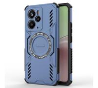 SEAHAI Case for Realme 14 5G / Realme 14T 5G with Magnet Adsorption Function, Ultra-thin Silicone TPU Bumper Shockproof Hybrid Hard PC Armor Ring Magnetic Protective Cover, Blue