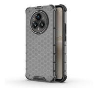 SEAHAI Case for Realme 14 Pro+ Plus 5G, Ultra-thin Silicone TPU Shockproof Bumper Phone Case Cover [Advanced Air Cushion Drop Protection] [Honeycomb Shape] - Black