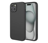 SEAHAI Case for Realme C85 4G/5G/ Realme 15X, Ultra Thin Silky-Soft Touch Soft Liquid Silicone Phone Cover with Shockproof Airbag Design, Premium TPU Bumper Fashion Case - Black