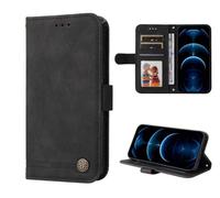 SEAHAI Case for Realme P3 5G/Realme 14 5G/Realme 14T 5G Leather PU Wallet Folio Stand Cover, Ultra-thin Shockproof Case Kickstand with Credit Card Slots TPU Shell Magnetic Close - Black