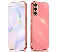 SEAHAI Case for Samsung Galaxy A26 5G, Ultra Thin Premium TPU Bumper Shockproof Soft Cover Electroplating Phnom Penh Design Silicone Skin Slim Case, Red