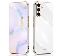 SEAHAI Case for Samsung Galaxy A26 5G, Ultra Thin Premium TPU Bumper Shockproof Soft Cover Electroplating Phnom Penh Design Silicone Skin Slim Case, White
