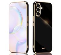 SEAHAI Case for Samsung Galaxy A56 5G, Ultra Thin Premium TPU Bumper Shockproof Soft Cover Electroplating Phnom Penh Design Silicone Skin Slim Case, Black