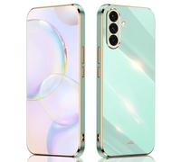 SEAHAI Case for Samsung Galaxy A56 5G, Ultra Thin Premium TPU Bumper Shockproof Soft Cover Electroplating Phnom Penh Design Silicone Skin Slim Case, Green