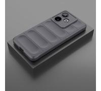 SEAHAI Case for Vivo V60 Lite 5G/4G, Sturdy Shockproof Case Soft Silicone Airbag Design Rubber Cover Heavy Duty Protection Ultra Thin Cover - Dark Gray