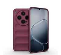 SEAHAI Case for Vivo X300 5G, Sturdy Shockproof Case Soft Silicone Airbag Design Rubber Cover Heavy Duty Protection Ultra Thin Cover - Dark Purple