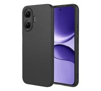 SEAHAI Case for Xiaomi POCO F7 5G, Ultra Thin Silky-Soft Touch Soft Liquid Silicone Phone Cover with Shockproof Airbag Design, Premium TPU Bumper Fashion Case - Black