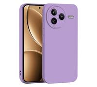 SEAHAI Case for Xiaomi POCO F7 Pro 5G, Ultra Thin Premium Soft Silicone Phone Cover with Thickened Camera Protection Design, Shockproof TPU Bumper Fashion Case Cover - Purple
