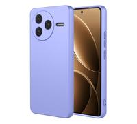 SEAHAI Case for Xiaomi POCO F7 Pro 5G, Ultra Thin Silky-Soft Touch Soft Liquid Silicone Phone Cover with Shockproof Airbag Design, Premium TPU Bumper Fashion Case - Purple