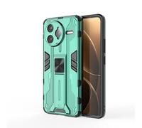 SEAHAI Case for Xiaomi POCO F7 Ultra 5G, Ultra-thin Protective Silicone TPU Shockproof Hybrid Hard PC Phone Cover, with Foldable Hidden Form Bracket - Red