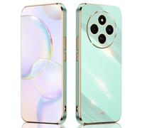 SEAHAI Case for Xiaomi Redmi 14C / Xiaomi Poco C75, Ultra Thin Premium TPU Bumper Shockproof Soft Cover Electroplating Phnom Penh Design Silicone Skin Slim Case, Green