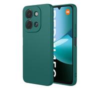 SEAHAI Case for Xiaomi Redmi 15C 5G/4G/POCO C85, Ultra Thin Silky-Soft Touch Soft Liquid Silicone Phone Cover with Shockproof Airbag Design, Premium TPU Bumper Fashion Case - Dark Green