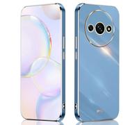 SEAHAI Case for Xiaomi Redmi A3, Ultra Thin Premium TPU Bumper Shockproof Soft Cover Electroplating Phnom Penh Design Silicone Skin Slim Case, Blue