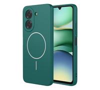 SEAHAI Case for Xiaomi Redmi A5 4G with Magnet Adsorption Function, Ultra Thin Silky-Soft Touch Soft Liquid Silicone TPU Bumper Fashion Shockproof Airbag Cover - Dark Green