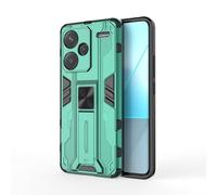 SEAHAI Case for Xiaomi Redmi Note 13 Pro+ 5G/Plus 5G, Ultra-thin Protective Silicone TPU Shockproof Hybrid Hard PC Phone Cover, with Foldable Hidden Form Bracket - Green