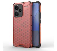 SEAHAI Case for Xiaomi Redmi Note 13 Pro+ 5G/Plus 5G, Ultra-thin Silicone TPU Shockproof Bumper Phone Case Cover [Advanced Air Cushion Drop Protection] [Honeycomb Shape] - Red