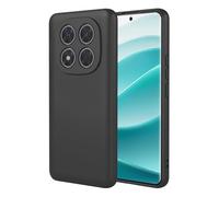 SEAHAI Case for Xiaomi Redmi Note 14 Pro 5G / POCO X7 5G, Ultra Thin Silky-Soft Touch Soft Liquid Silicone Phone Cover with Shockproof Airbag Design, Premium TPU Bumper Fashion Case - Black