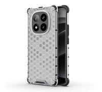 SEAHAI Case for Xiaomi Redmi Note 14 Pro+ Plus 5G, Ultra-thin Silicone TPU Shockproof Bumper Phone Case Cover [Advanced Air Cushion Drop Protection] [Honeycomb Shape] - White