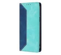 SEAHAI Case for ZTE Blade V70 Vita, Premium PU Leather Skin Feel Flip Wallet Magnetic Stand Shockproof Cover with Card Slots/Kickstand/RFID Blocking - Light Green