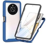 SEAHAI Clear Case for Honor Magic4 Lite 4G/5G, [with Built-in Screen Protector] Military Grade Full Body Rugged Armor Cover, Heavy Duty Dropproof Shockproof Case - Dark blue