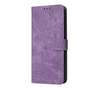 SEAHAI Leather Flip Case for Doogee N55 Plus, Premium PU Wallet Book Folio Ultra-thin Shockproof Cover Kickstand with Credit Card Slots/RFID Protection/Magnetic Close - Purple
