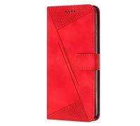 SEAHAI Leather Flip Case for OPPO Find X9 Pro 5G, Premium PU Wallet Stand Folio Shockproof TPU Shell Cover with Kickstand/Card Holder/RFID Blocking/Magnetic Close - Red