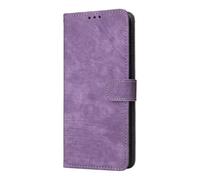 SEAHAI Leather Flip Case for Oukitel C1 / Oukitel C1 Pro, Premium PU Wallet Book Folio Ultra-thin Shockproof Cover Kickstand with Credit Card Slots/RFID Protection/Magnetic Close - Purple