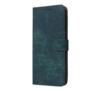 SEAHAI Leather Flip Case for Samsung Galaxy Xcover 7, Premium PU Wallet Book Folio Ultra-thin Shockproof Cover Kickstand with Credit Card Slots/RFID Protection/Magnetic Close - Green