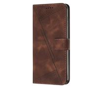 SEAHAI Leather Flip Case for Samsung Galaxy Xcover 7 Pro, Premium PU Wallet Stand Folio Shockproof TPU Shell Cover with Kickstand/Card Holder/RFID Blocking/Magnetic Close - Brown