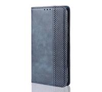 SEAHAI Leather Folio Case for Blackview A85, Premium PU Wallet Cover with Credit Card Pocket/Cash Slots/Support Kickstand, Flip Magnetic Automatic Adsorption Shell - Blue