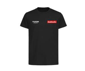 Seahawks Logo Kids T-Shirt - Black / 9-11 years