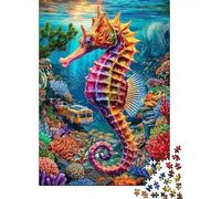 Seahorse 1000 Piece Jigsaw Puzzle with Whimsical Design - A Charming Challenge for All Ages And Beautiful Home Decoration 38x26cm/1000pcs
