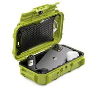 Seahorse 56 Portable Waterproof Dry Box Hard Protective Micro Case - Mil Spec/USA Made / IP67 Waterproof/Lockable/Airtight/Smell Proof - for Hand Tools, Hobby Tools (Green)