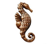 Seahorse Animal Series Zinc Alloy Cabinet Handle Pull Marine Style Decorative Hardware for Kitchen Bathroom Drawer Furniture Available in Gold Silver(Antique)