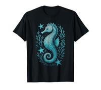 Seahorse Art - Tribal Patterns Nautical Sea T-Shirt