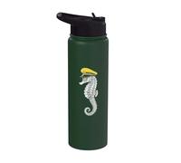 Seahorse Captain Hat Marine Stainless Steel Insulated Water Bottle