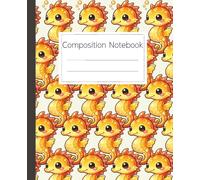 Seahorse Composition Notebook: Cute Sea Animal Journal for Kids and Adults, College Ruled: A Fun Notebook for School, Home, or Work, Featuring a Kawaii Seahorse Design and Classic Composition Binding