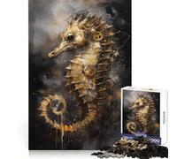 Seahorse Imagination Jigsaw Puzzle 1000 Piece for Teenagers Logic Train Toy Light Relax Smooth Cut Wall Art Decor (38x26cm)
