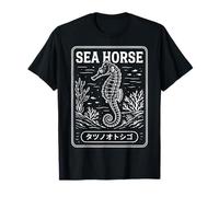 Seahorse Japanese T-Shirt